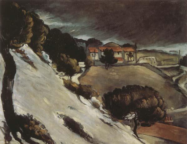 Paul Cezanne Snow Thaw in LEstaque oil painting image